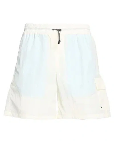 Spiewak Man Shorts & Bermuda Shorts Ivory Size L Nylon In White