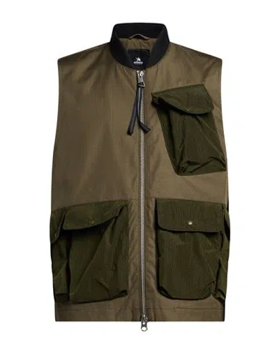 Spiewak Man Vest Military Green Size L Cotton