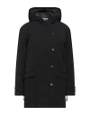 Spiewak Woman Coat Black Size Xs Acrylic, Wool, Polyester In Black