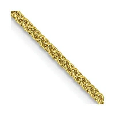 Pre-owned Spiga Real 10kt Yellow Gold 1.7mm  Chain; 30 Inch; Lobster Clasp