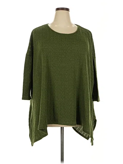 Pre-owned Spin Poncho In Green