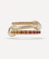 Spinelli Kilcollin 18ct Gold Norah Orange Ombre Sapphire Ring In Gold