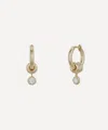 Spinelli Kilcollin Zahra 18k Yellow Gold And Diamond Pave Earrings In Gold
