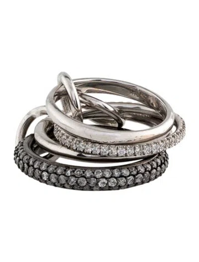 Pre-owned Spinelli Kilcollin 18k 1.90ctw Diamond Linked Ring In Multi