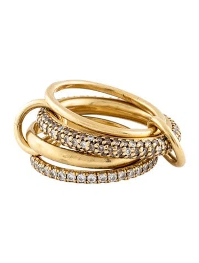 Pre-owned Spinelli Kilcollin 18k 2.08ctw Diamond Vega Ring In Multicolor