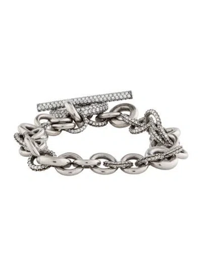 Pre-owned Spinelli Kilcollin 18k Atlantis Pavé Bracelet, 7" In Multi