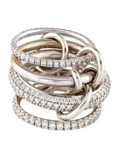 Pre-owned Spinelli Kilcollin 18k Diamond Band In Multi