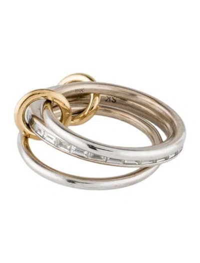 Pre-owned Spinelli Kilcollin 18k Diamond Hume Ring In Multicolor