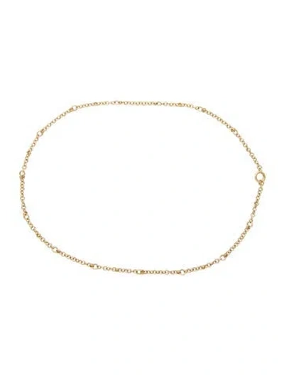 Pre-owned Spinelli Kilcollin 18k Gravity Chain Necklace, 16" In Multi