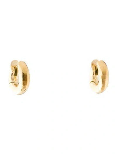 Pre-owned Spinelli Kilcollin 18k Mini Macro Huggie Earrings In Multi