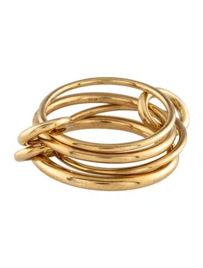 Pre-owned Spinelli Kilcollin 18k Pisces Ring In Multicolor