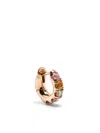 Spinelli Kilcollin 18kt Yellow Gold Sapphire And Diamond Hoop Earrings In Multicolour