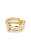 SPINELLI KILCOLLIN 18K YELLOW GOLD EROS DIAMOND LINKED RING