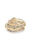 Spinelli Kilcollin 18k Yellow Gold And Sterling Silver Leo Diamond Ring In Gold