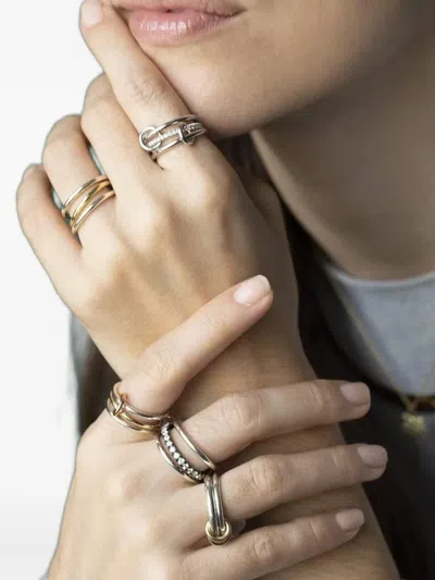 Spinelli Kilcollin 18k Yellow Gold Libra Diamonds Ring In Metallic