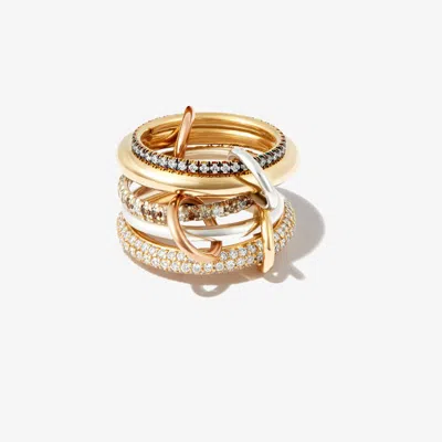 Spinelli Kilcollin 18k Yellow Gold Nexus Diamond Ring