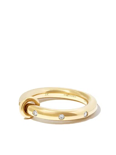 Spinelli Kilcollin 18k Yellow Gold Ovio Diamond Ring