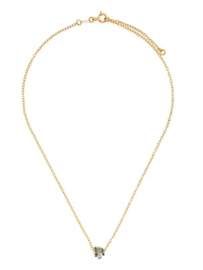 Spinelli Kilcollin 18k Yellow Gold Sapphire Necklace