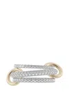 Spinelli Kilcollin 18kt Gold And Sterling Silver Nova Diamonds Ring In Gold