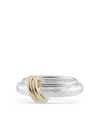 Spinelli Kilcollin 18kt Yellow Gold Agon Ring In Silver