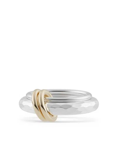 Spinelli Kilcollin 18kt Yellow Gold Agon Ring In Silver