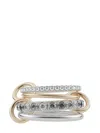 Spinelli Kilcollin 18kt Yellow Gold Arla Diamond Four-link Ring In Gold
