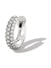 Spinelli Kilcollin 18kt Yellow Gold Pavé Set Huggie Hoop Earring In Gold