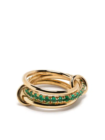 Spinelli Kilcollin 18k Yellow Gold Petunia Emerald Ring