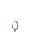 Spinelli Kilcollin 18kt Yellow Gold Sterling Silver Elara Sg Diamond Ear Cuff In Silver