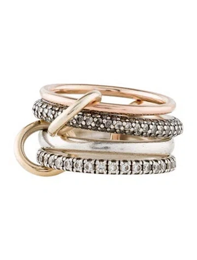 Pre-owned Spinelli Kilcollin 2.12ctw Diamond Vega Rolling Band In Multi