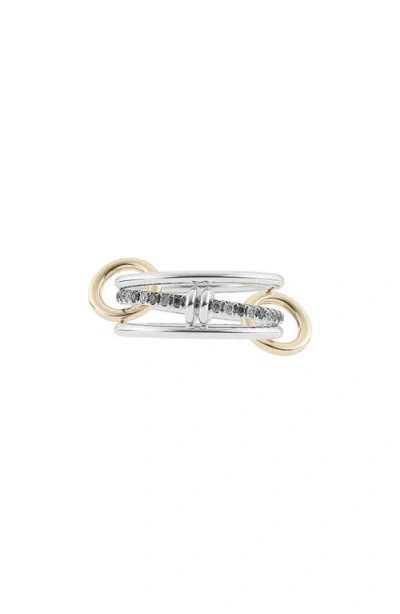 Spinelli Kilcollin Acacia Linked Ombré Diamond Ring In Multi