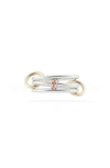 Spinelli Kilcollin Acacia 18k Yellow Gold; Sterling Silver Ring In Silver Gold