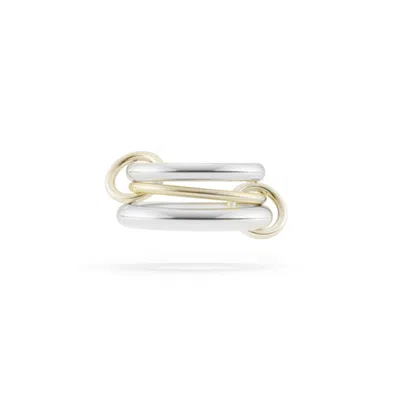 Spinelli Kilcollin Amaryllis Ring In Sterling Silver,yellow Gold