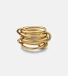 Spinelli Kilcollin Aquarius 18kt Gold Linked Rings In Yg