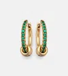 Spinelli Kilcollin Ara 18kt Gold Earrings With Emeralds In Yellow Gold