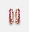 Spinelli Kilcollin Ara 18kt Rose Gold Earrings With Sapphires In Rose Gold Sapphires