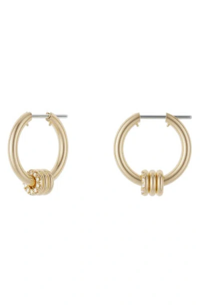 Spinelli Kilcollin Ara Diamond Hoop Earrings In Gold