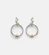 Spinelli Kilcollin Asha Sterling Silver And 18kt Gold Earrings In Metallic