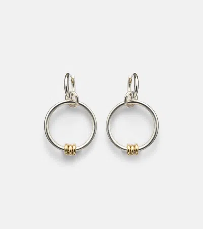 Spinelli Kilcollin Asha Sterling Silver And 18kt Gold Earrings In Metallic