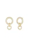 SPINELLI KILCOLLIN CANIS 18K YELLOW GOLD DIAMOND EARRINGS