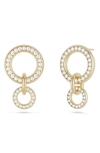 Spinelli Kilcollin Canis Pave Diamond Drop Earrings In Gold