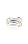 Spinelli Kilcollin Cici Petite Linked Ring In Silver