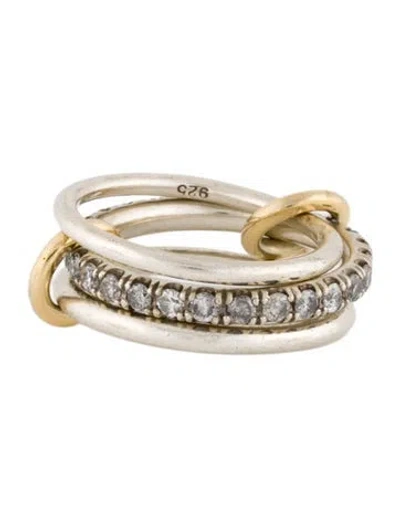 Pre-owned Spinelli Kilcollin Diamond Cassia Rolling Ring In Multi
