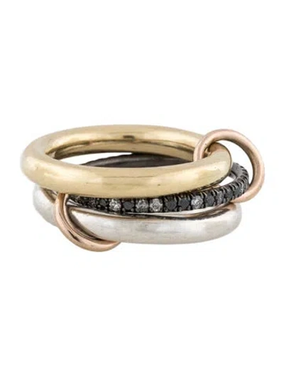 Pre-owned Spinelli Kilcollin Diamond Libra Mx Band In Multicolor