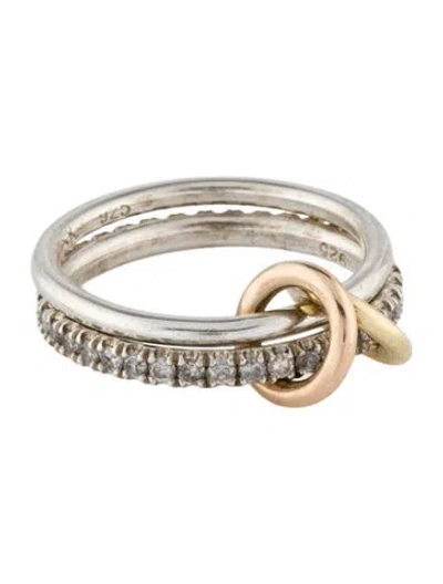 Pre-owned Spinelli Kilcollin Diamond Marigold Band In Multi