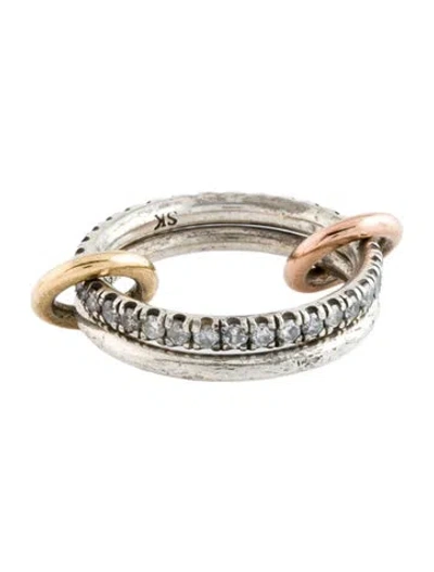 Pre-owned Spinelli Kilcollin Diamond Marigold Ring In Multicolor