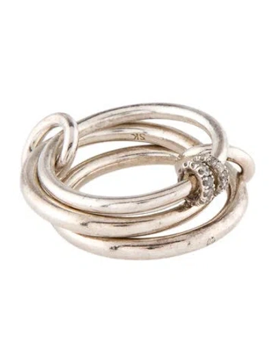 Pre-owned Spinelli Kilcollin Diamond Raneth Rolling Ring In Multi