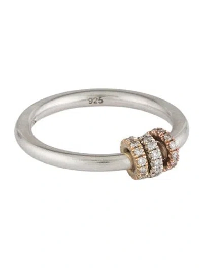 Pre-owned Spinelli Kilcollin Diamond Sirius Sg Pave Ring In Multi