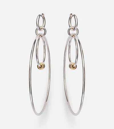 Spinelli Kilcollin Echo Sterling Silver And 18kt Gold Hoop Earrings