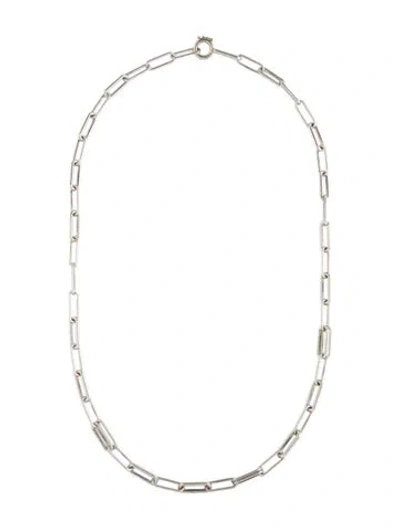 Pre-owned Spinelli Kilcollin Elliptical Chain Necklace, 24.5" In Multi